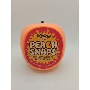 Ridley's Peach Snaps! Fun Card Game for Families, Action-Packed, Fast-Paced Game